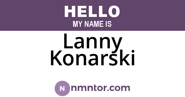 Lanny Konarski