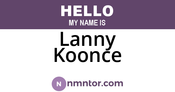 Lanny Koonce