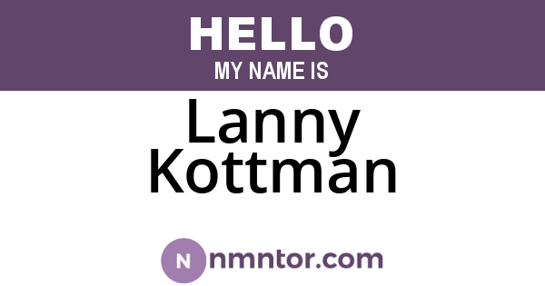 Lanny Kottman