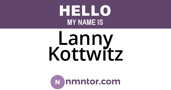 Lanny Kottwitz
