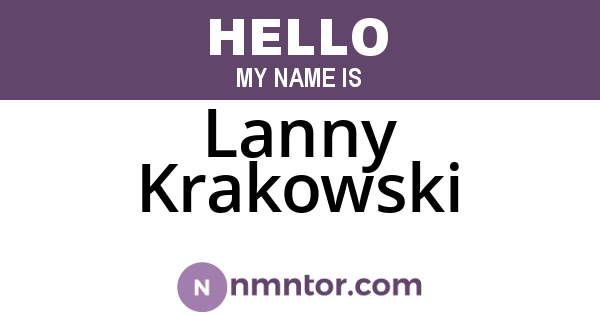 Lanny Krakowski