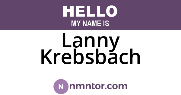 Lanny Krebsbach