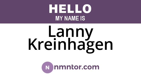 Lanny Kreinhagen