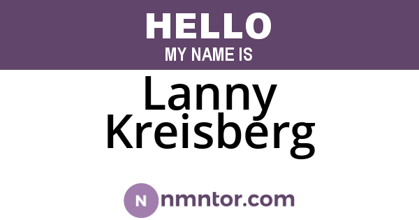 Lanny Kreisberg