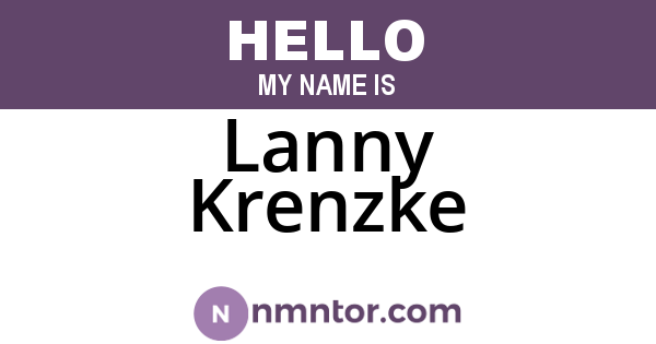 Lanny Krenzke