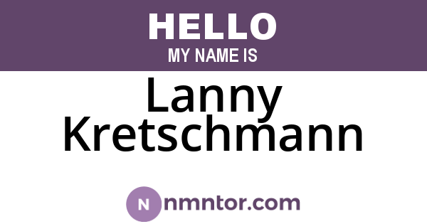 Lanny Kretschmann