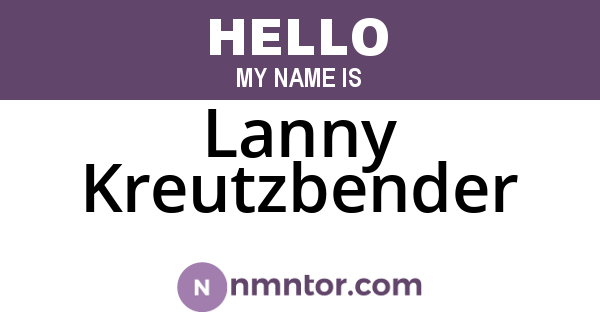 Lanny Kreutzbender