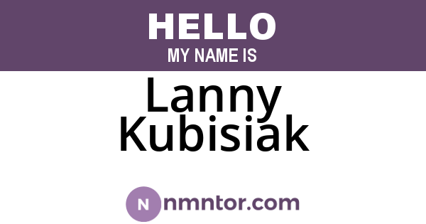 Lanny Kubisiak