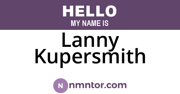 Lanny Kupersmith