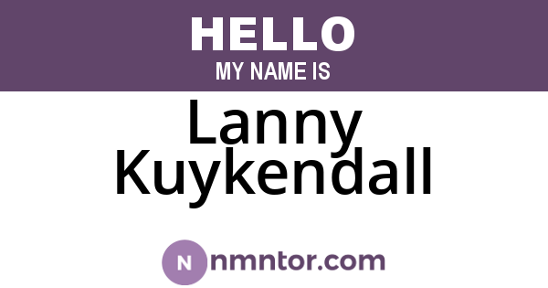 Lanny Kuykendall