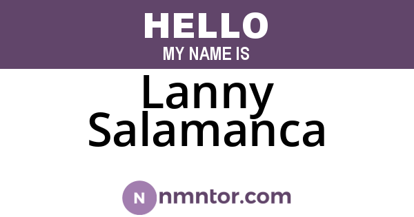 Lanny Salamanca