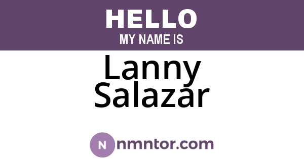 Lanny Salazar