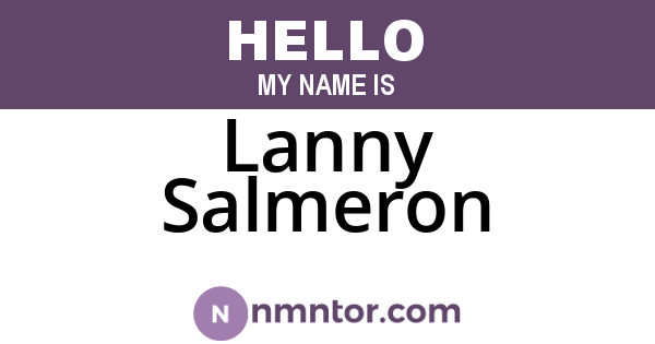 Lanny Salmeron