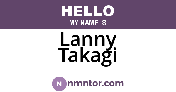 Lanny Takagi