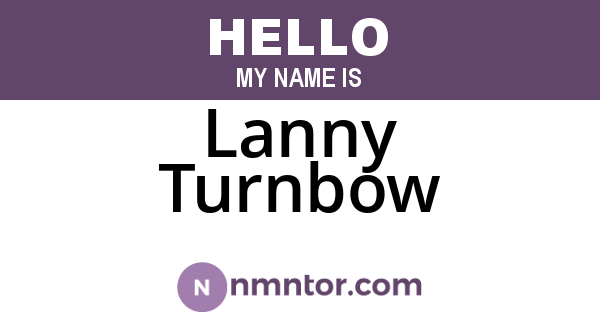 Lanny Turnbow