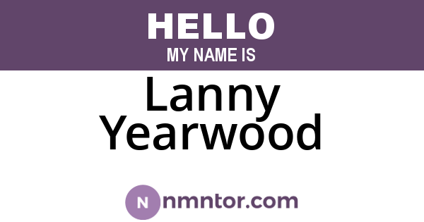 Lanny Yearwood