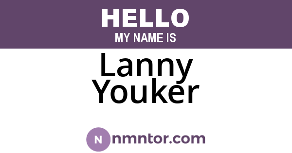 Lanny Youker