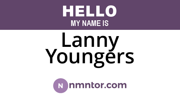 Lanny Youngers