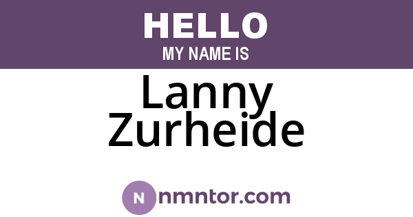 Lanny Zurheide