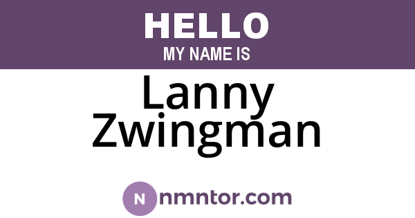 Lanny Zwingman