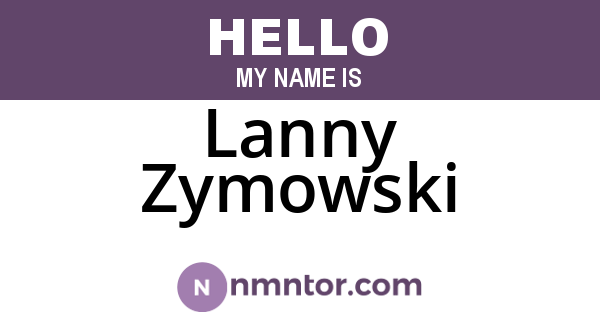 Lanny Zymowski