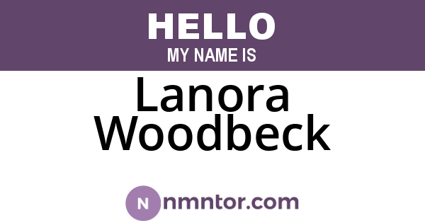 Lanora Woodbeck