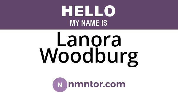 Lanora Woodburg