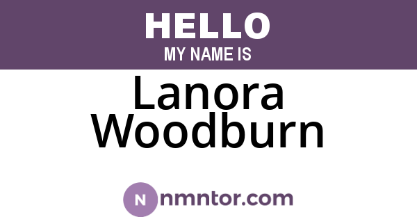 Lanora Woodburn