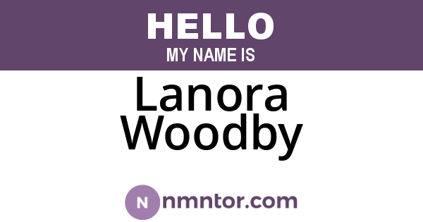 Lanora Woodby