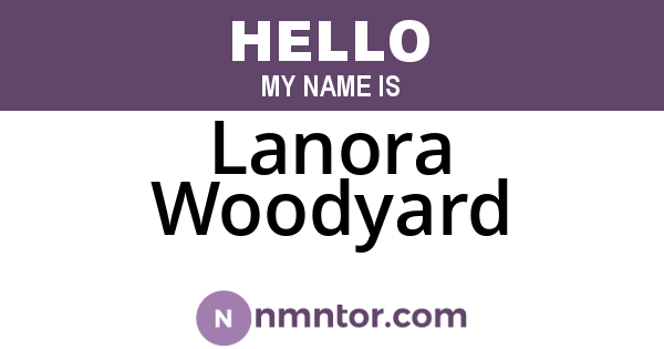 Lanora Woodyard