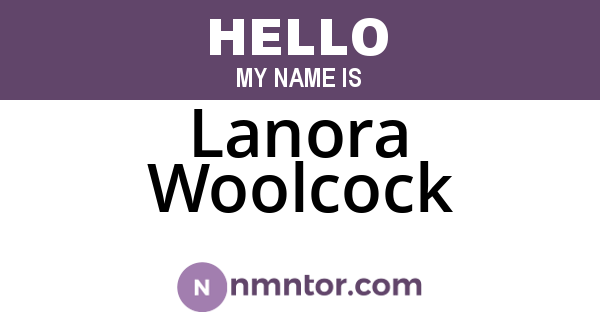 Lanora Woolcock