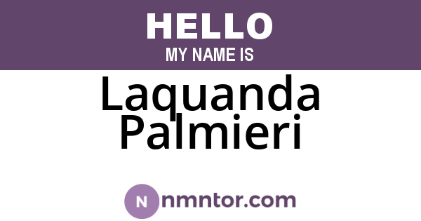 Laquanda Palmieri