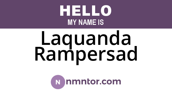 Laquanda Rampersad