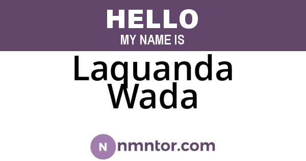 Laquanda Wada