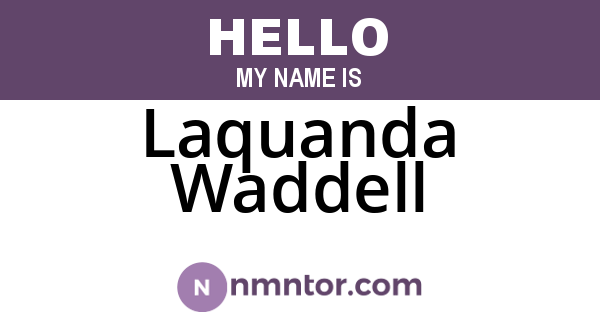 Laquanda Waddell