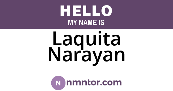 Laquita Narayan