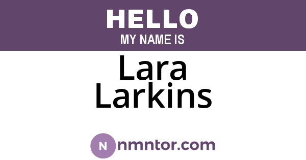 Lara Larkins