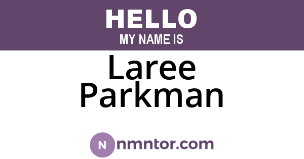 Laree Parkman