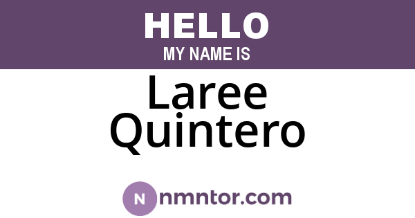Laree Quintero