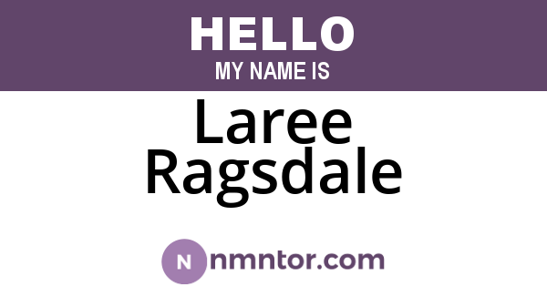 Laree Ragsdale