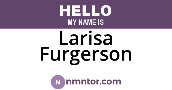 Larisa Furgerson