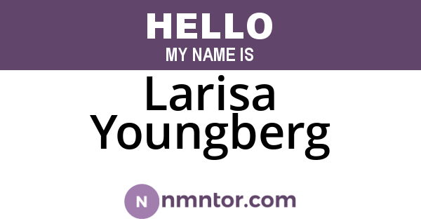 Larisa Youngberg