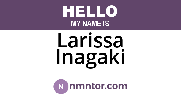 Larissa Inagaki