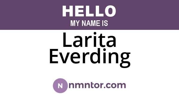 Larita Everding