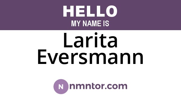 Larita Eversmann