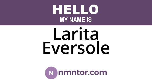Larita Eversole