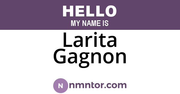 Larita Gagnon