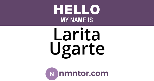 Larita Ugarte