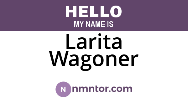 Larita Wagoner