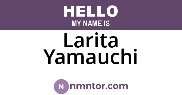 Larita Yamauchi